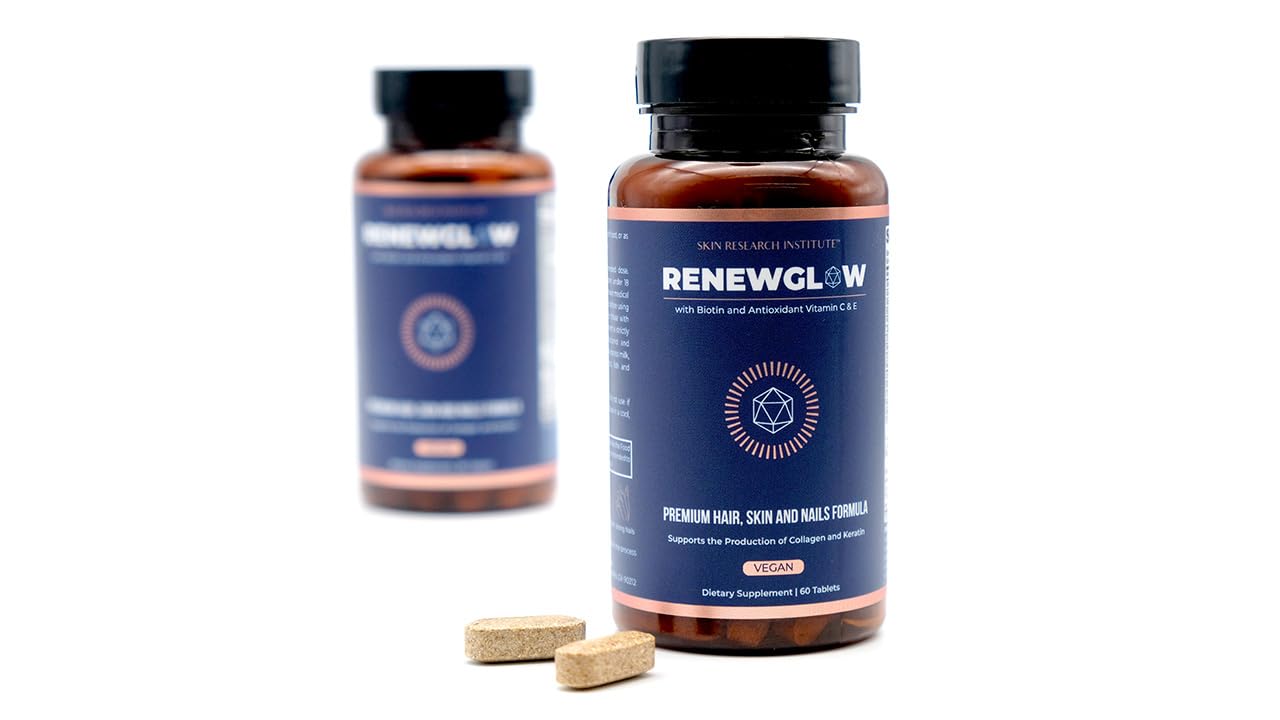 Skin Research Institute Renewglow Biotin Supplement 180 Tablets
