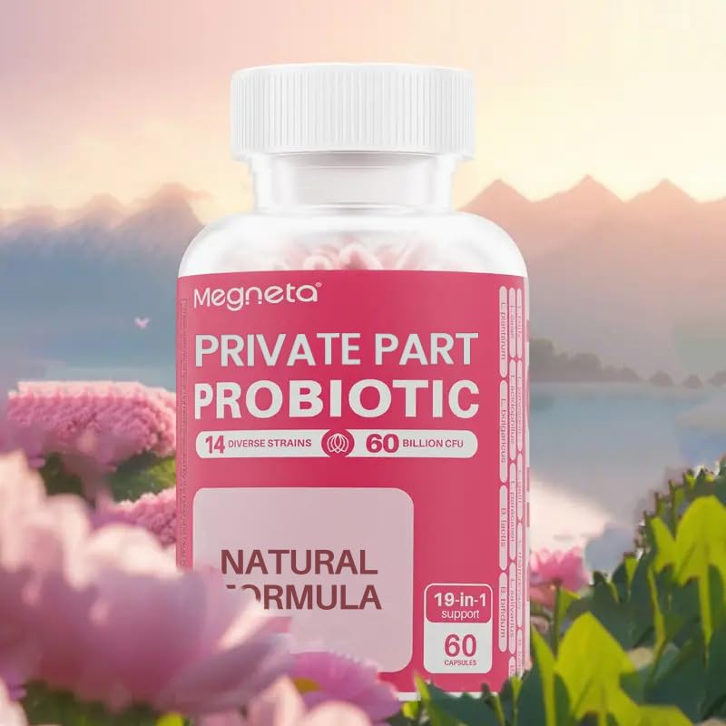 MEGNETA 19 in 1 Vaginal Probiotics for Women Capsules, 60 Count