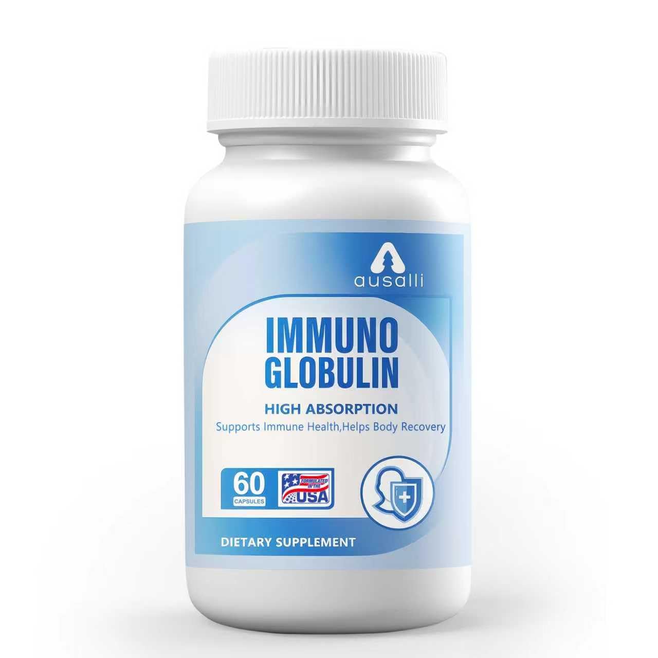 Ausalli Immunoglobulin High Absorption Supplement, 60 Capsules