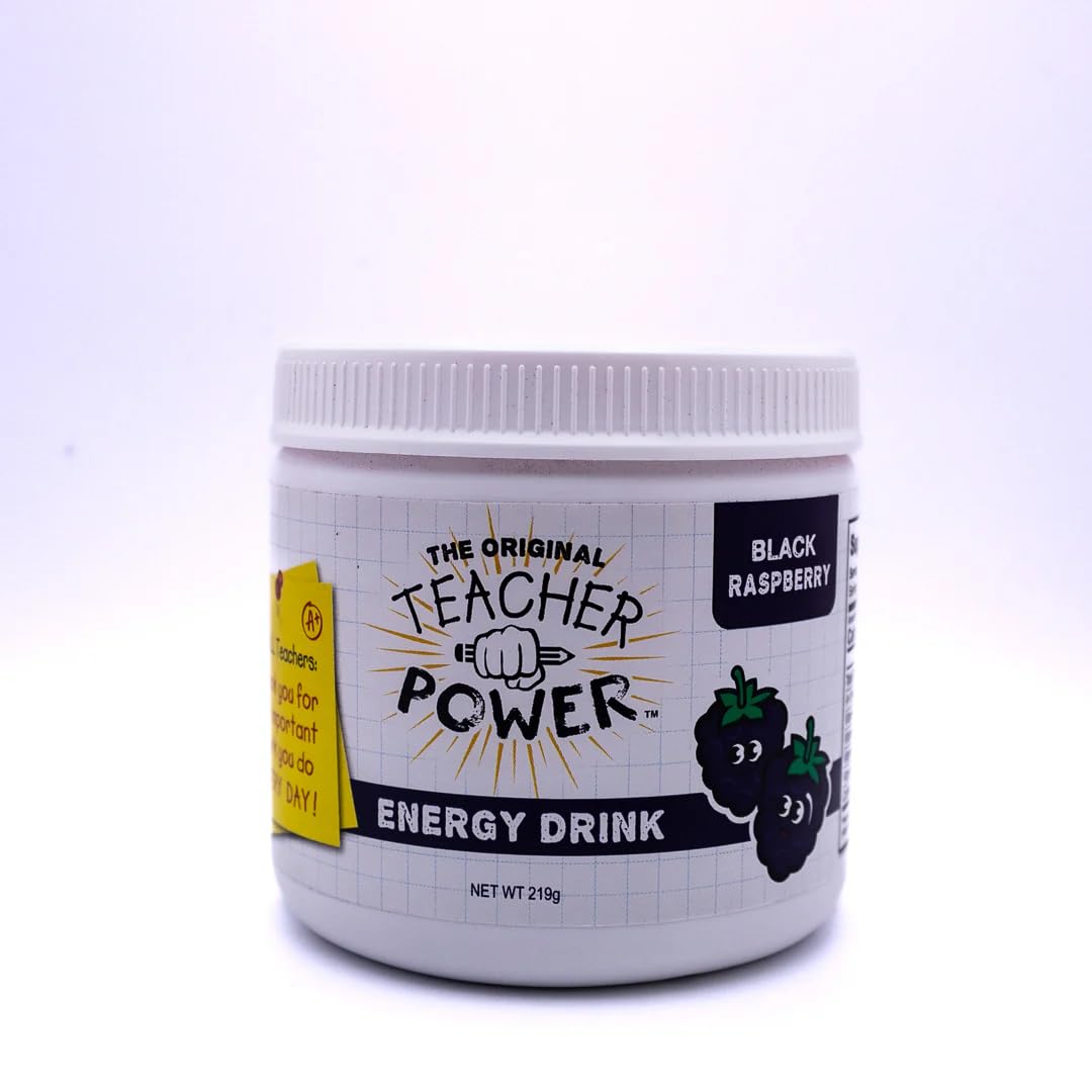 TEACHER POWER Sugar Free Energy Drink (The Original) Powder, 70 Servings