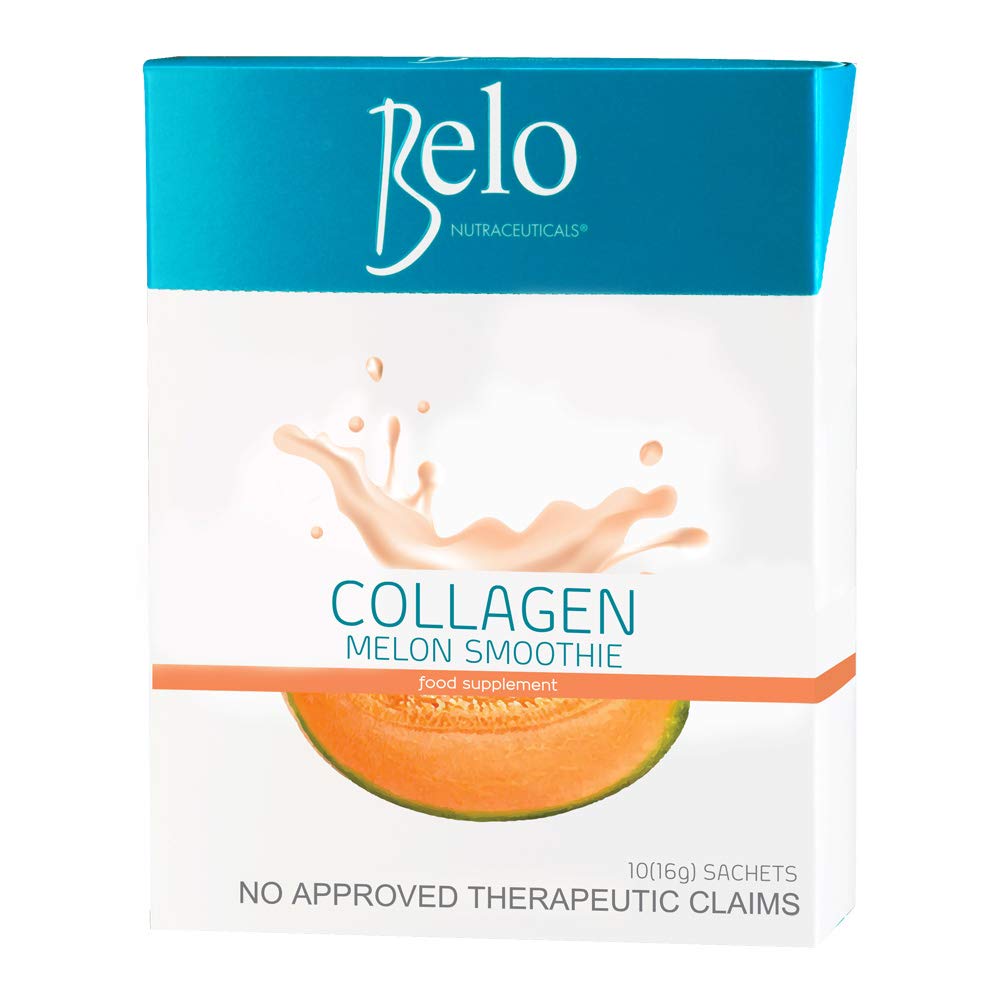 Belo Collagen Melon Smoothie Powder, 10 Sachets (16g each)
