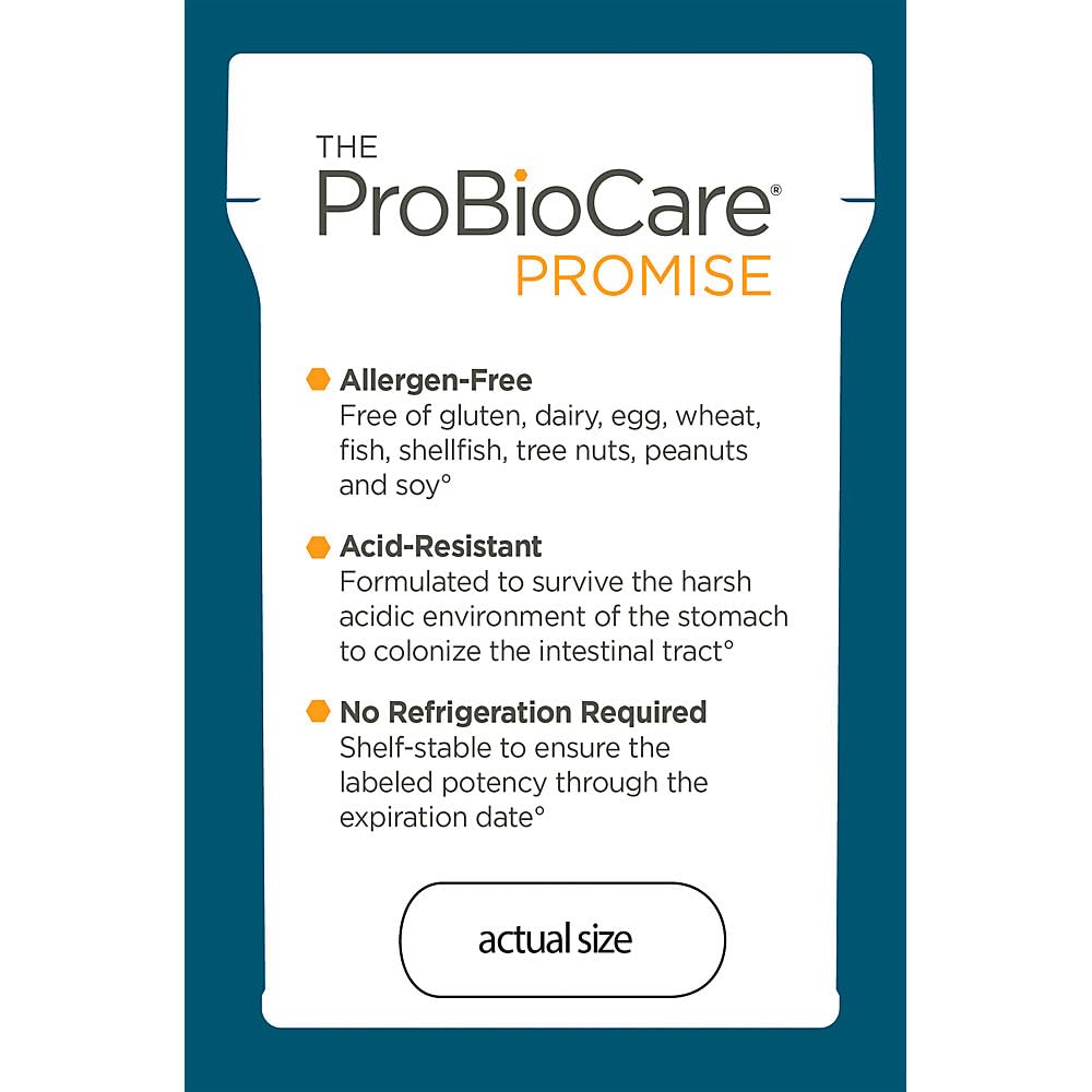 ProBioCare MenaTMs Once Daily Probiotic for Digestive Health, 50 Billion CFU Probiotics, Capsules, 30 Count