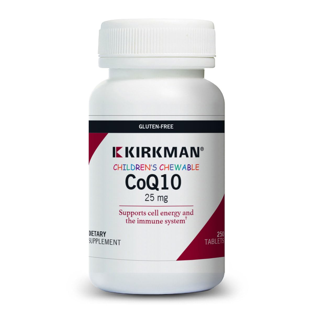 Kirkman Coenzyme Q10 25 mg Children's Chewable Tablets Capsule 250