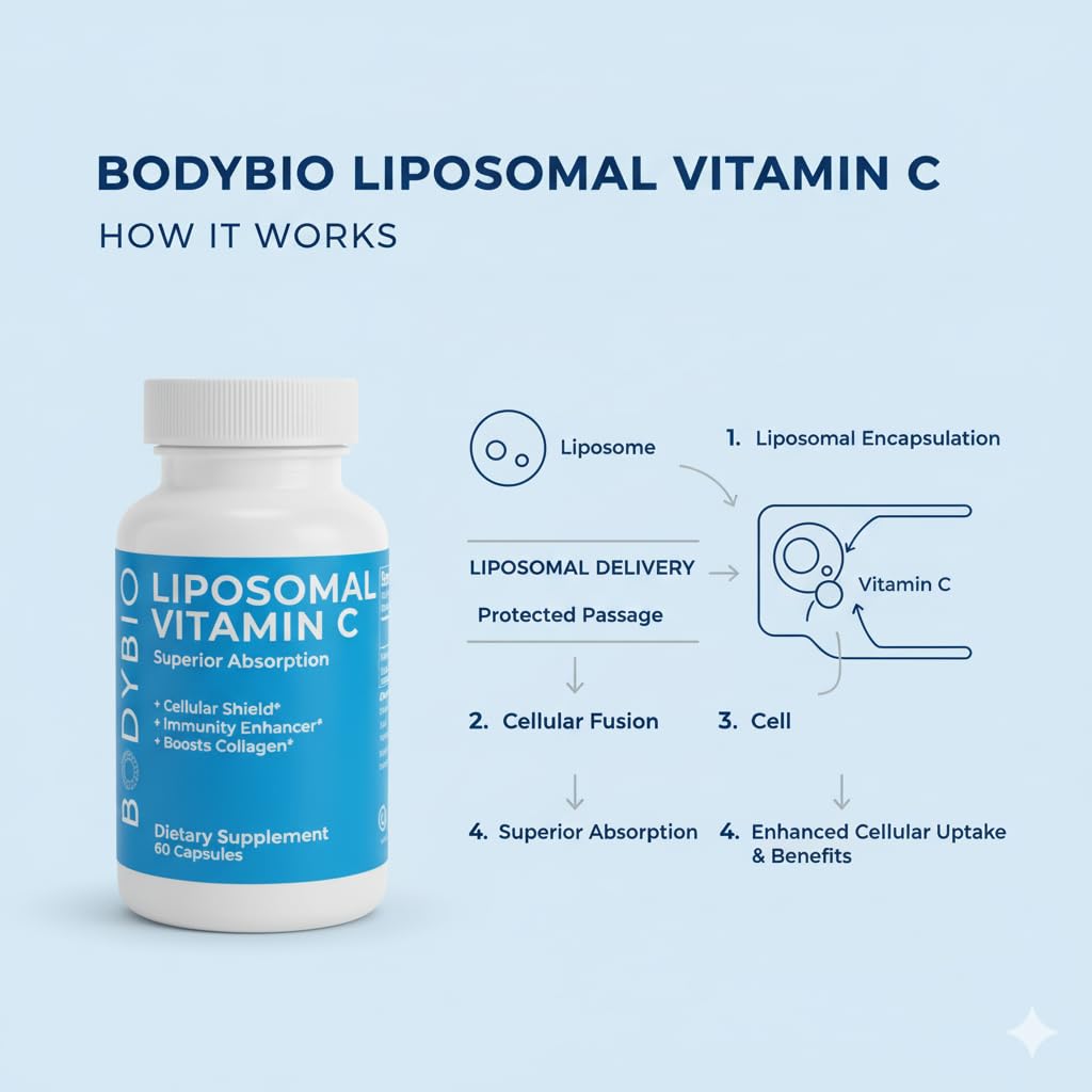 Generic Liposomal Vitamin C Capsules 60 Capsules