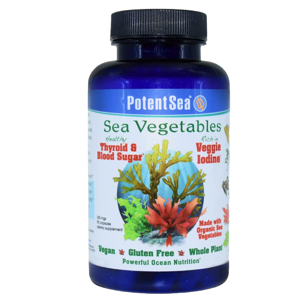 PotentSea Sea Vegetables - 540 mg Capsules, 90 Count