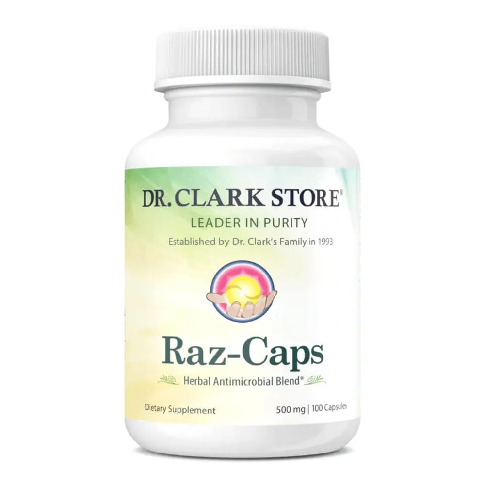 Dr Clark Store Raz-Caps Supplement 500mg Capsules 100