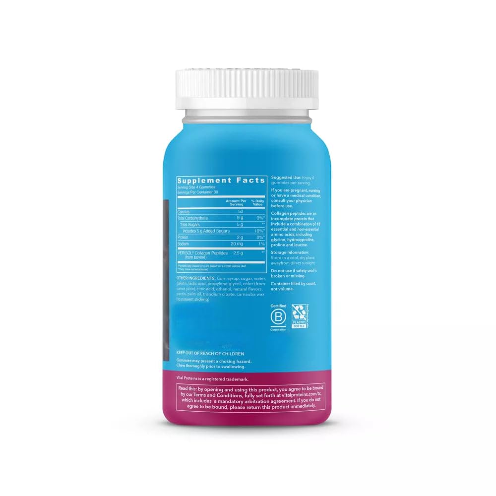 SUREFECT Collagen Gummies Raspberry Flavor, 60 Gummies