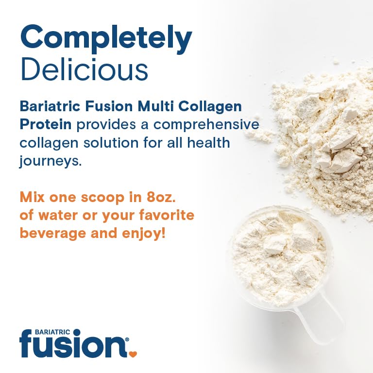 Bariatric Fusion Unflavored Multi Collagen Protein Powder Type 2, 12 oz