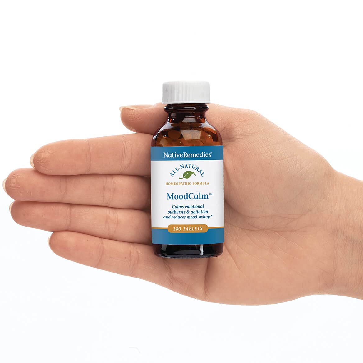 Native Remedies MoodCalm - Natural Homeopathic Formula to Calm Emotional Tablets, 1 Count