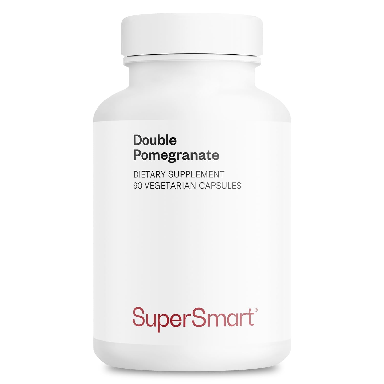 Supersmart Double Pomegranate High Strength Pomegranate Extract Supplement Capsules, 90 Count