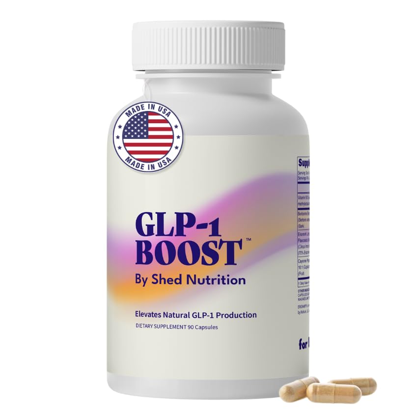 Shed Nutrition GLP-1 Boost Supplement for Women and Men Capsule 90 Count