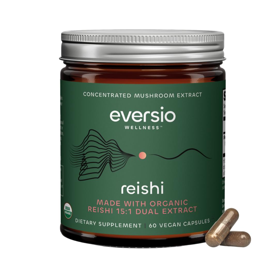 Eversio Wellness Organic Reishi Capsules 60 Capsules