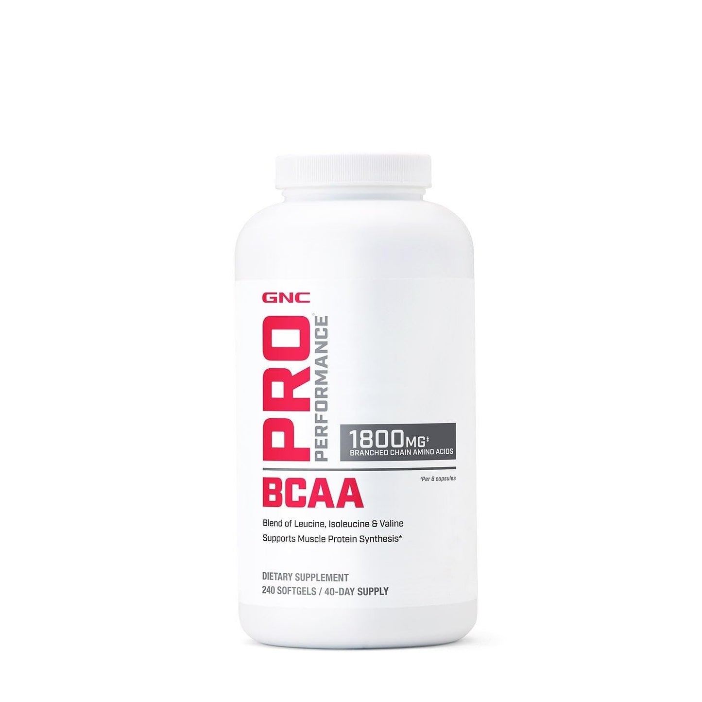 GNC Pro Performance BCAA 1.8g Capsules 240