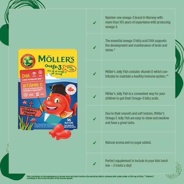 MÖLLER'S Omega-3 Gummies 36 Count