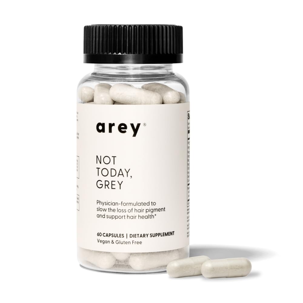 Arey Not Today Grey Daily Hair Supplement for Women & Men Capsule, 60 Count