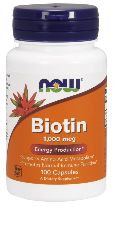 NOW Foods Biotin 1000mcg Capsules 400 Capsules