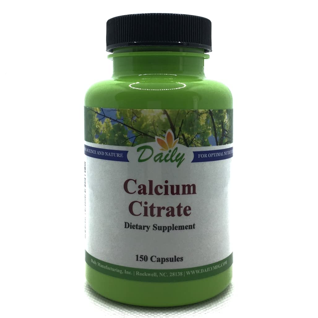 Daily Manufacturing Calcium Citrate Capsule 150 Count