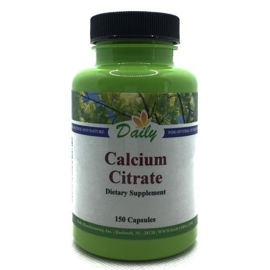 Daily Manufacturing Calcium Citrate Capsule 150 Count