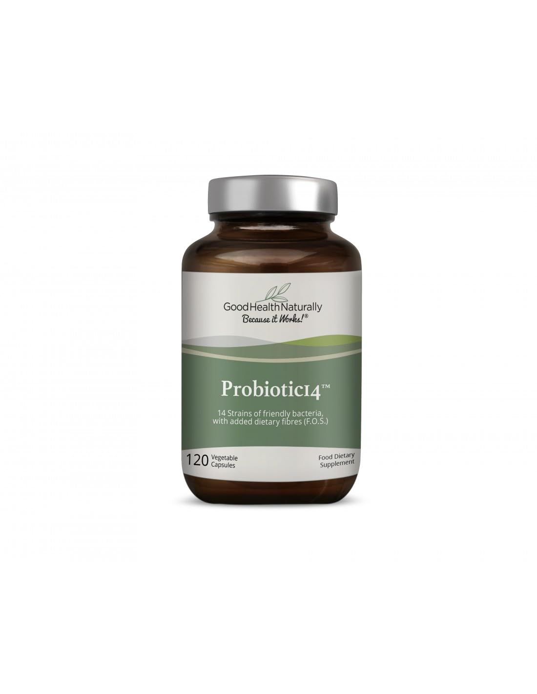 GOOD HEALTH NATURALLY BECAUSE IT WORKS! Probiotics 14 Digestive Supplement Gut Cleanse, 60 Capsules