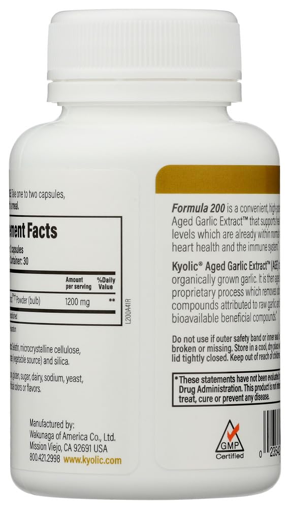 Wakunaga Kyolic Reserve 600 mg Capsules, 60 Count