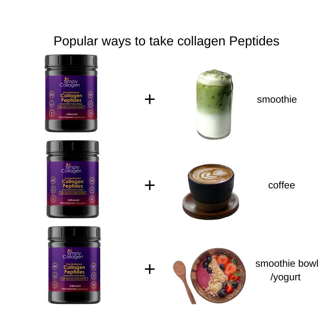 Simply Collagen Hydrolyzed Collagen Peptides Powder 16