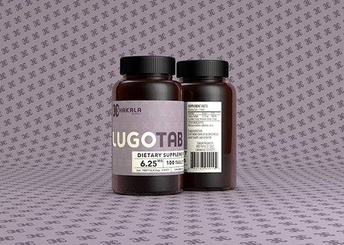 LugoTab 6.25 mg Tablets, 90 Count