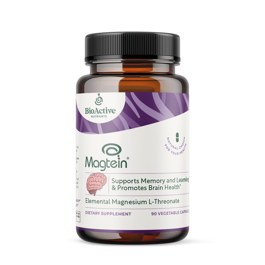 Bioactive Nutrients Magtein Magnesium L-Threonate Capsules 90