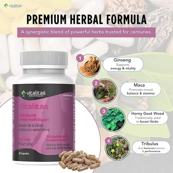 Vitalitas Libido Booster for Women Capsule, 1 Capsule