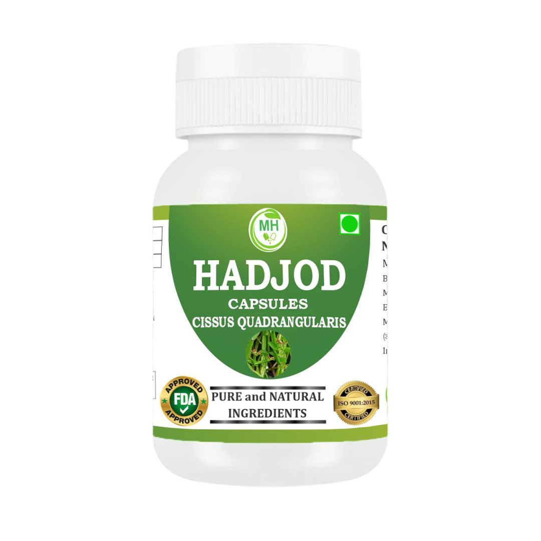 Morsan Healthcare Hadjod (Cissus Quadrangularis) Capsules 120 Count