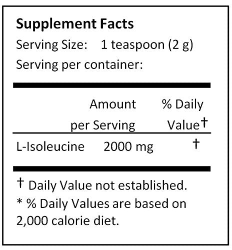 NuSci L-Isoleucine Powder 1000g