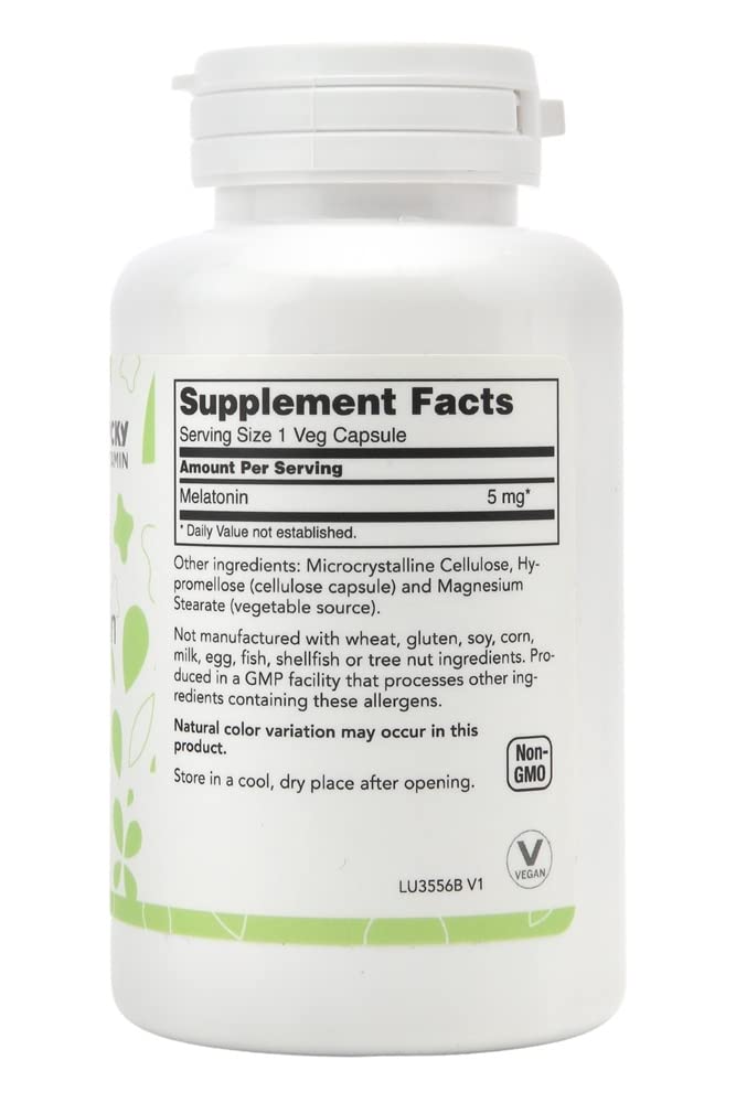 Lucky Vitamin Melatonin 5 mg Capsule, 180 Capsules