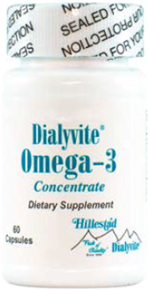 Dialyvite Omega-3 Concentrate Caplets 60 Count