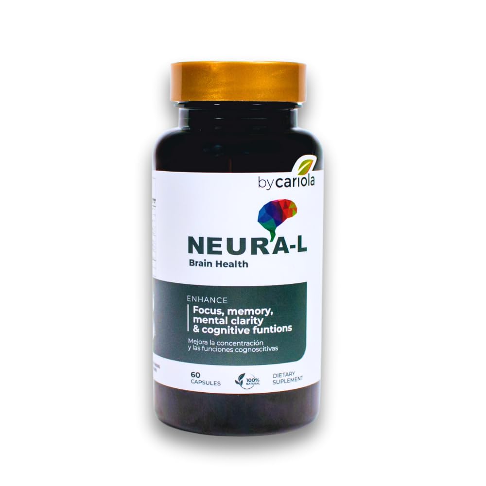 BY CARIOLA Neural-L Natural Brain Support Supplement 60 Capsules