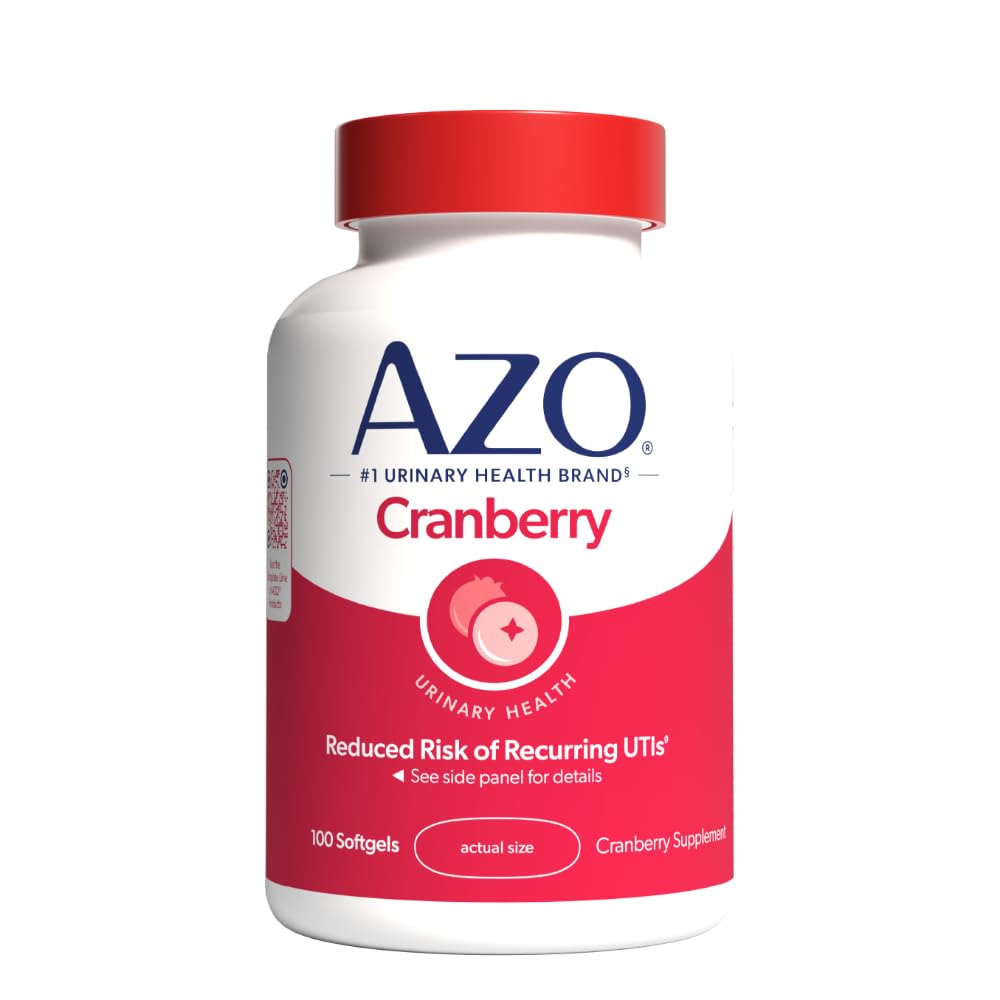 AZO Cranberry Supplement Softgels, 100 Softgels