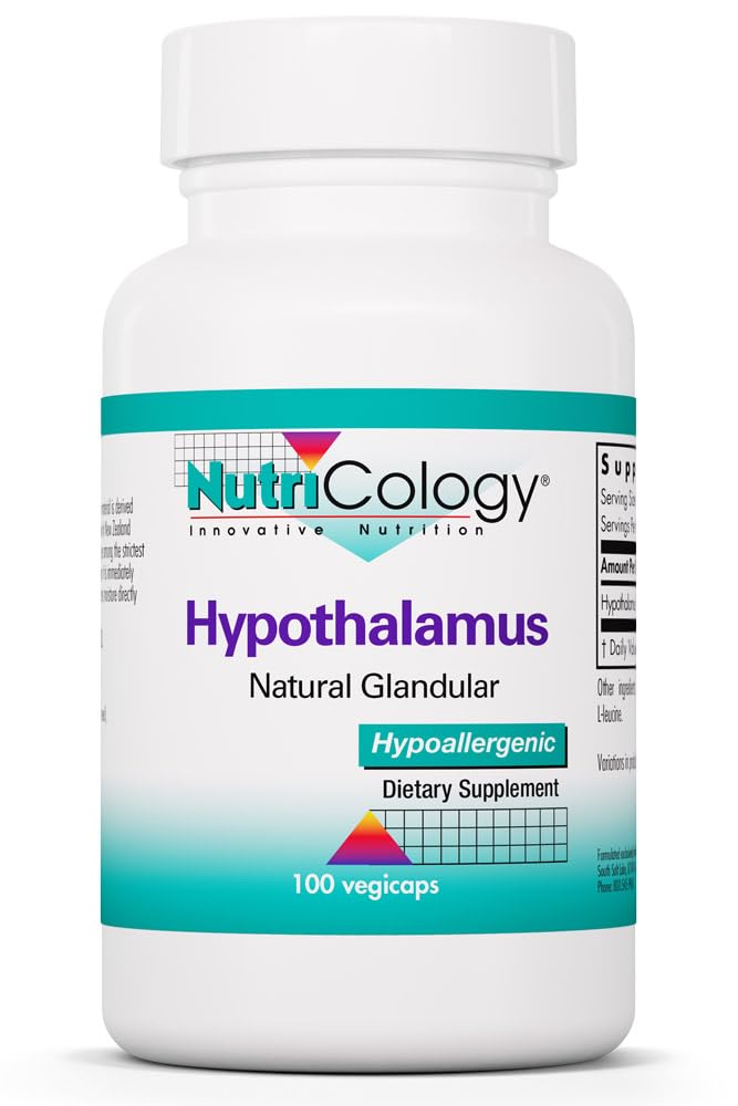Allergy Research Group Hypothalamus Bovine Glandular Capsule 100 Vegicaps