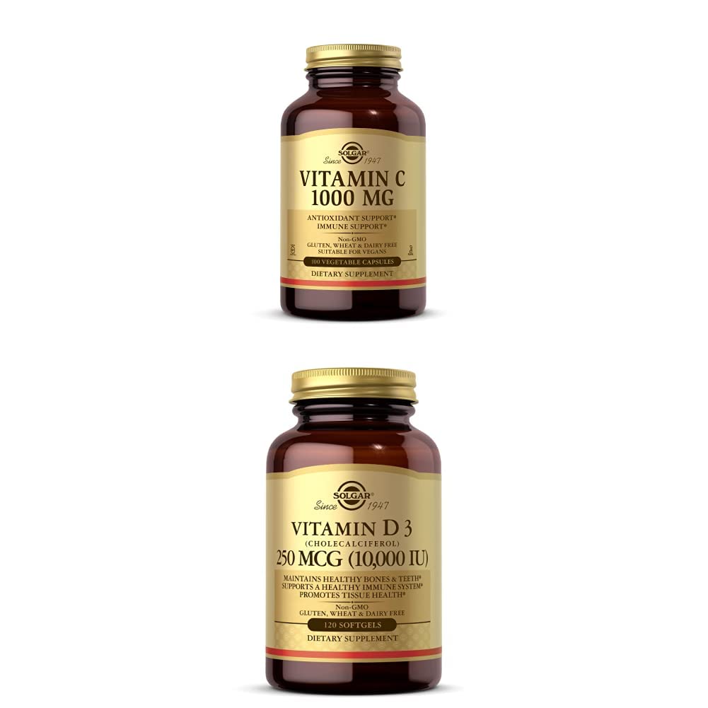 Solgar Vitamin C 1000 mg Vegetable Capsules, 100 Count