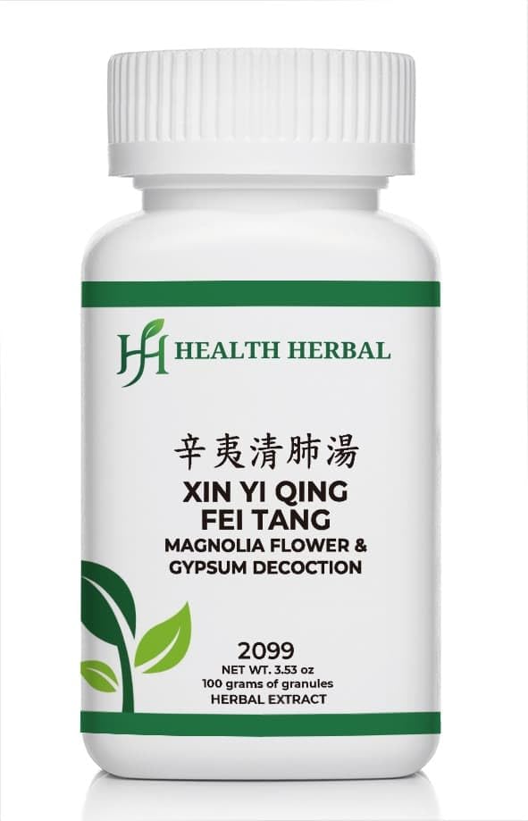 Health Herbal Xin Yi Qing Fei Tang Magnolia Flower & Gypsum Decoction Powder, 3.53