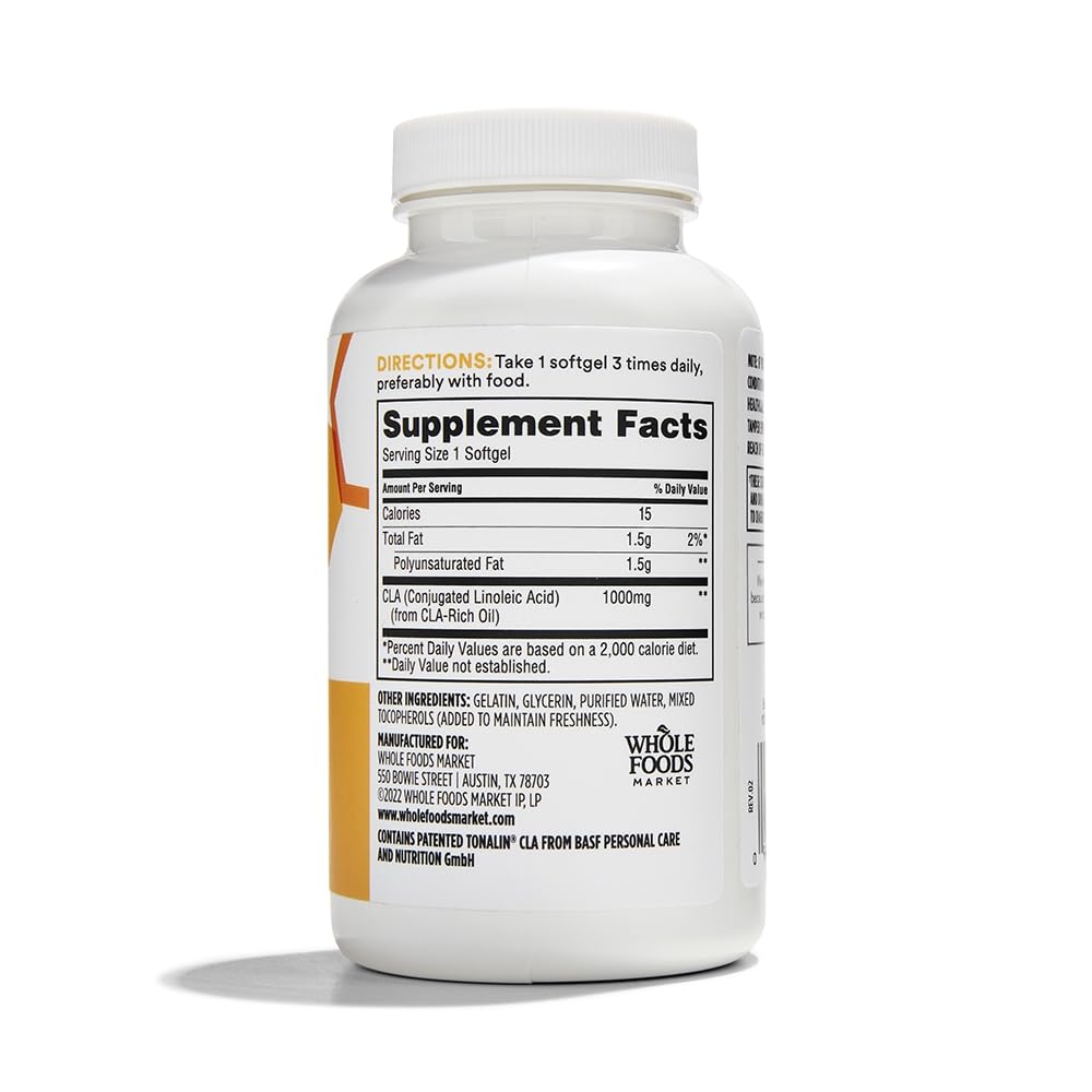 365 by Whole Foods Market Tonalin CLA 1300mg, 180 Tablets