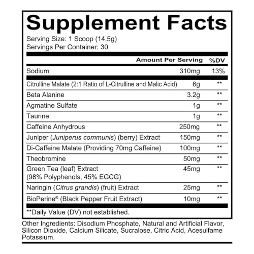 REDCON1 Total War Pre Workout Powder 30 Servings + Creatine Monohydrate Powder 60 Servings Bundle