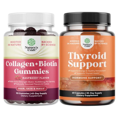 Natures Craft Biotin Gummies (Vitamin B7) 150 Count