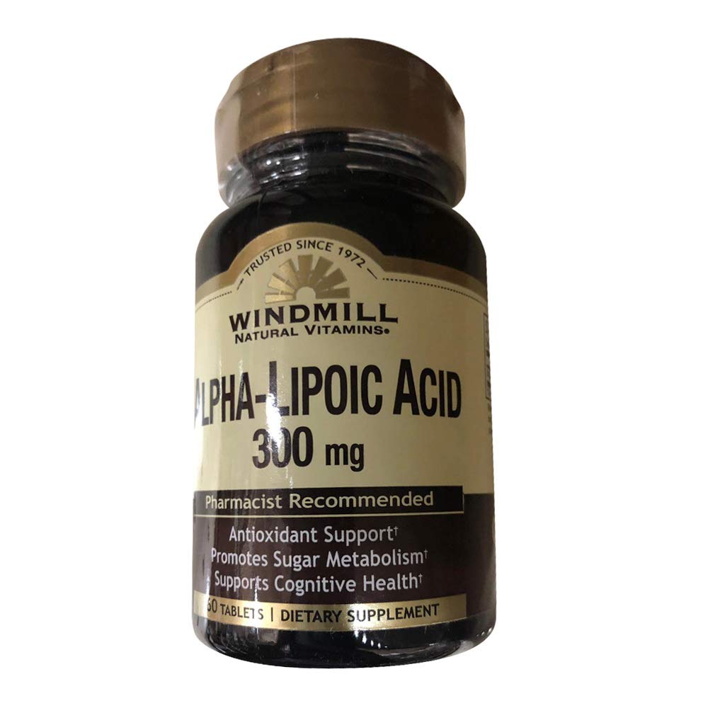 Windmill Alpha Lipoic Acid 300 Mg, 60 Tablets