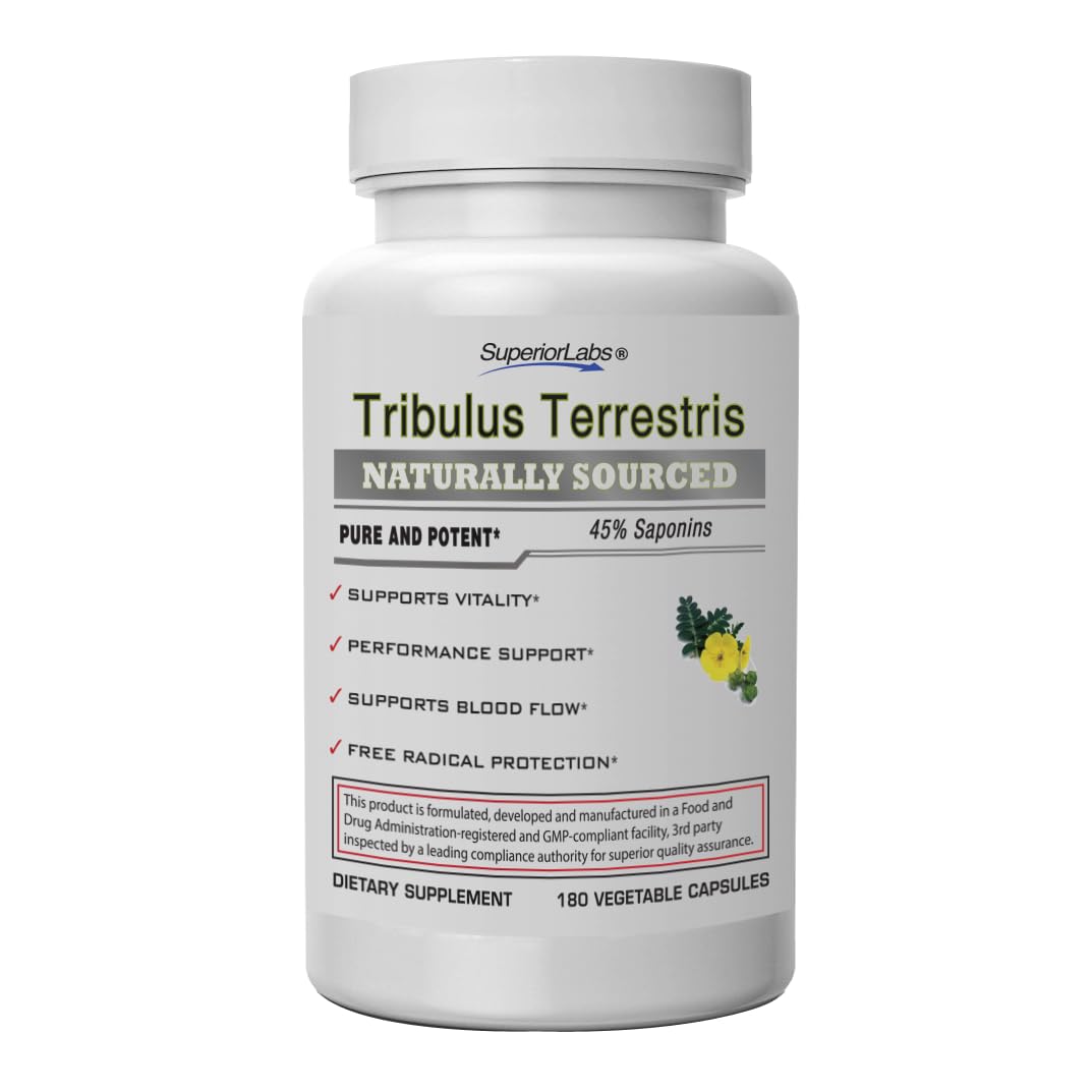 Superior Labs Tribulus Terrestris, 180 Capsules