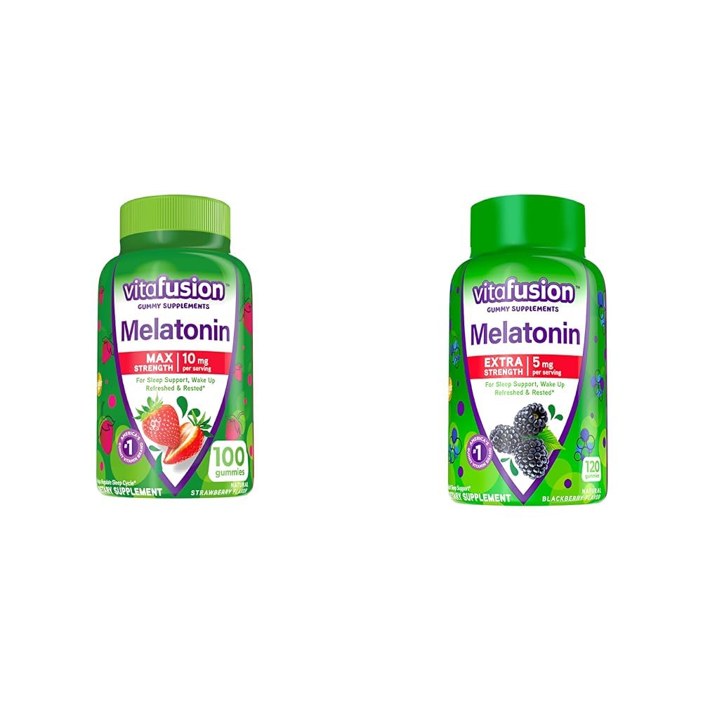 Vitafusion Max Strength Melatonin Gummies, 5mg, 120 ct