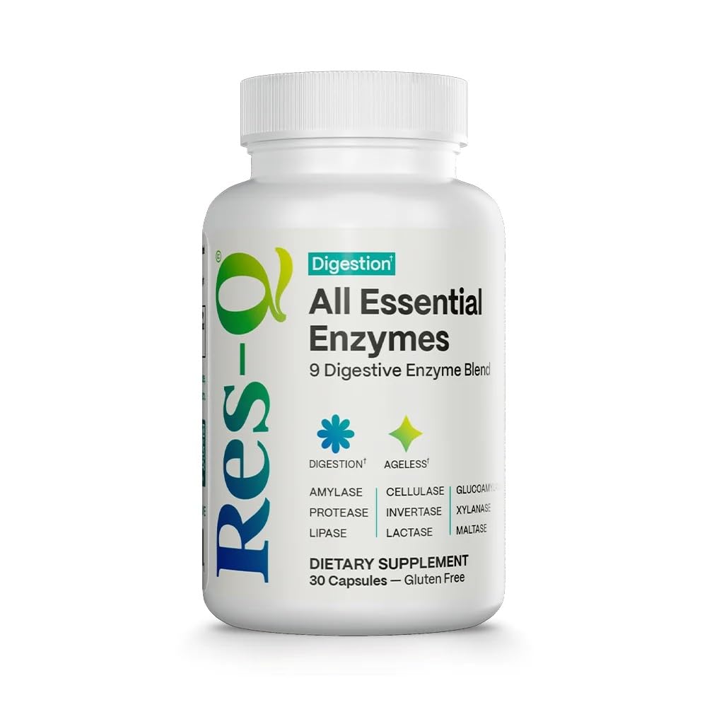 Res-Q All Essential Enzymes Digestive Blend Capsules 30 Count