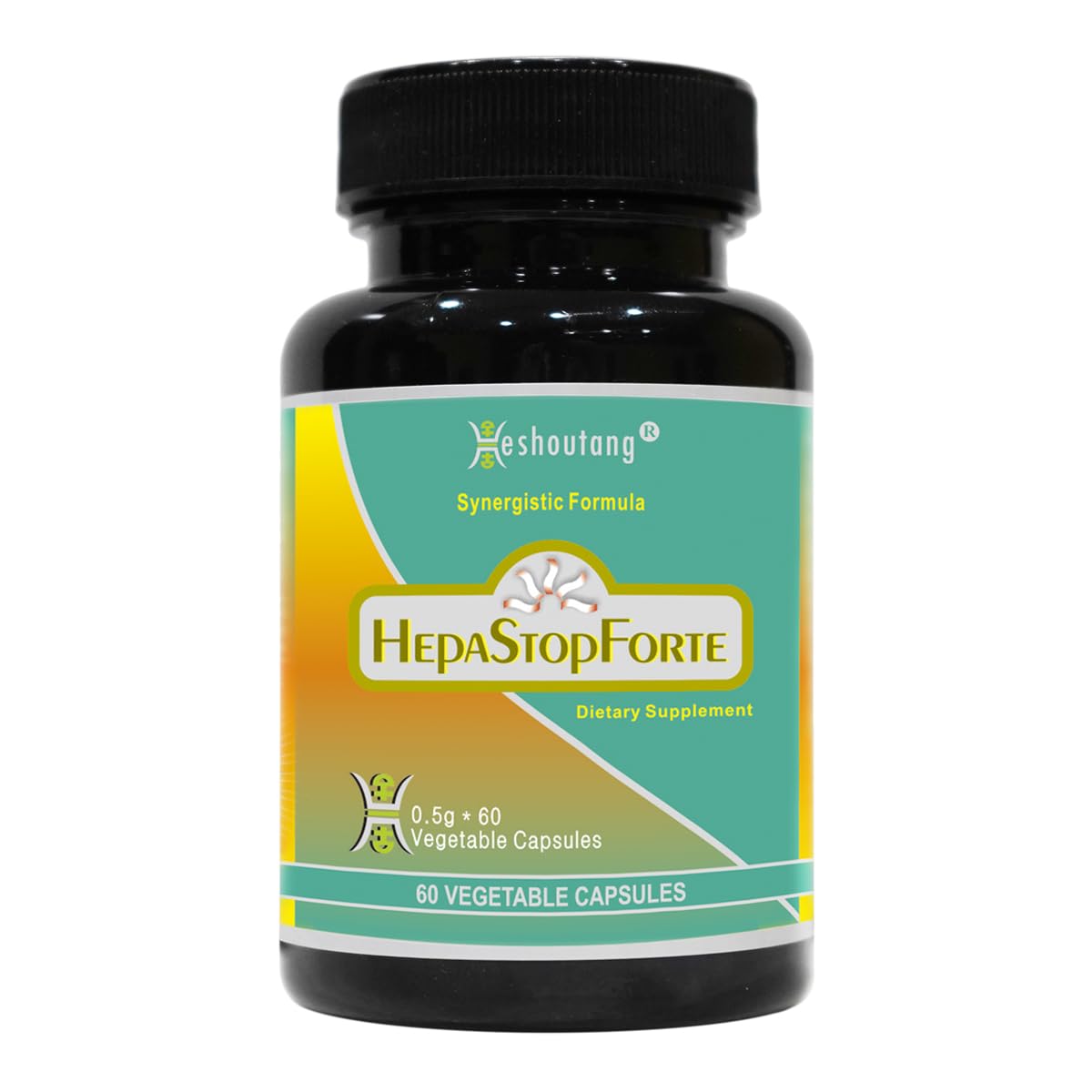 Heshoutang HepaStopForte Herbal Liver System Cleanser Capsule 60 Count