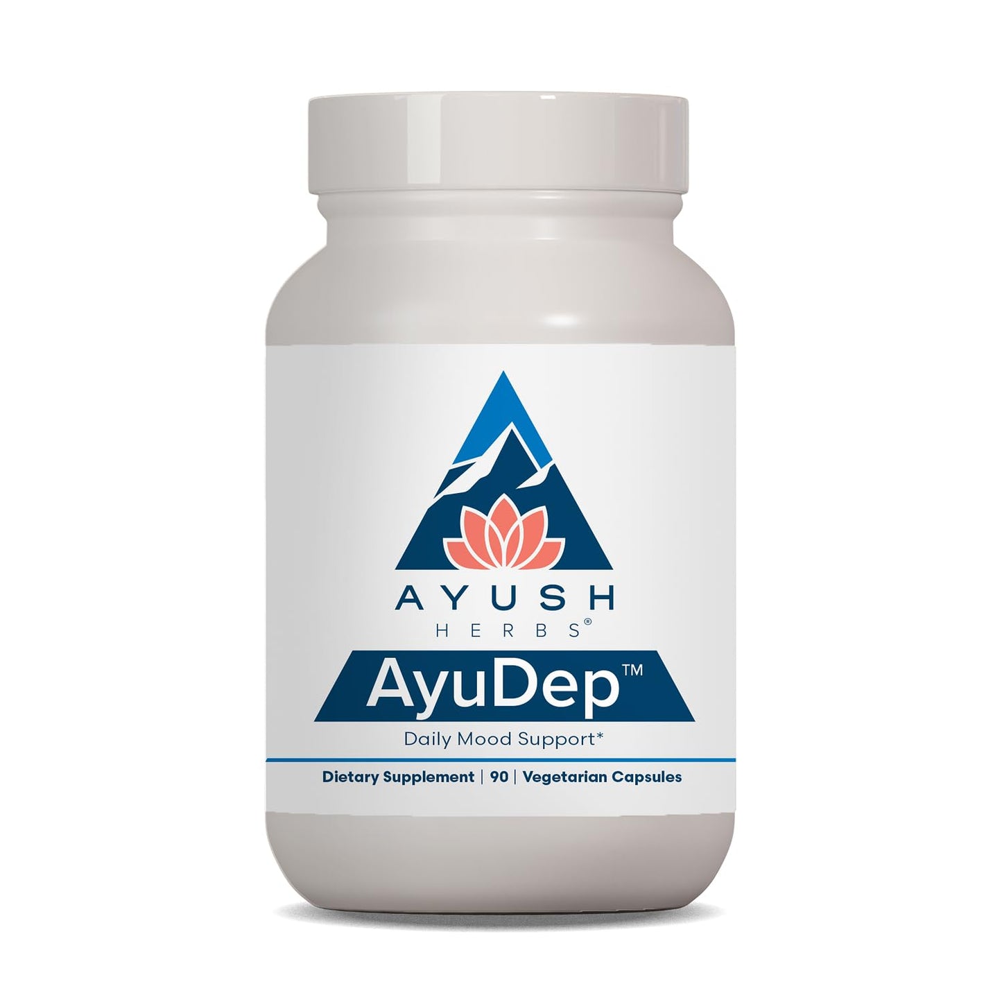 Ayush Herbs AyuDep, Saffron & Ashwagandha Supplements Capsules, 90 Count