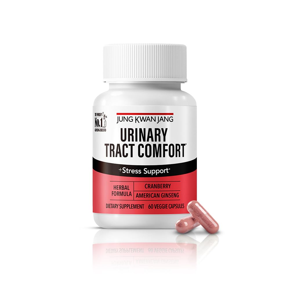 JUNG KWAN JANG Urinary Tract Comfort Formula with Pacran Cranberry 500mg, American Ginseng 143mg, Capsules, 60 Capsules