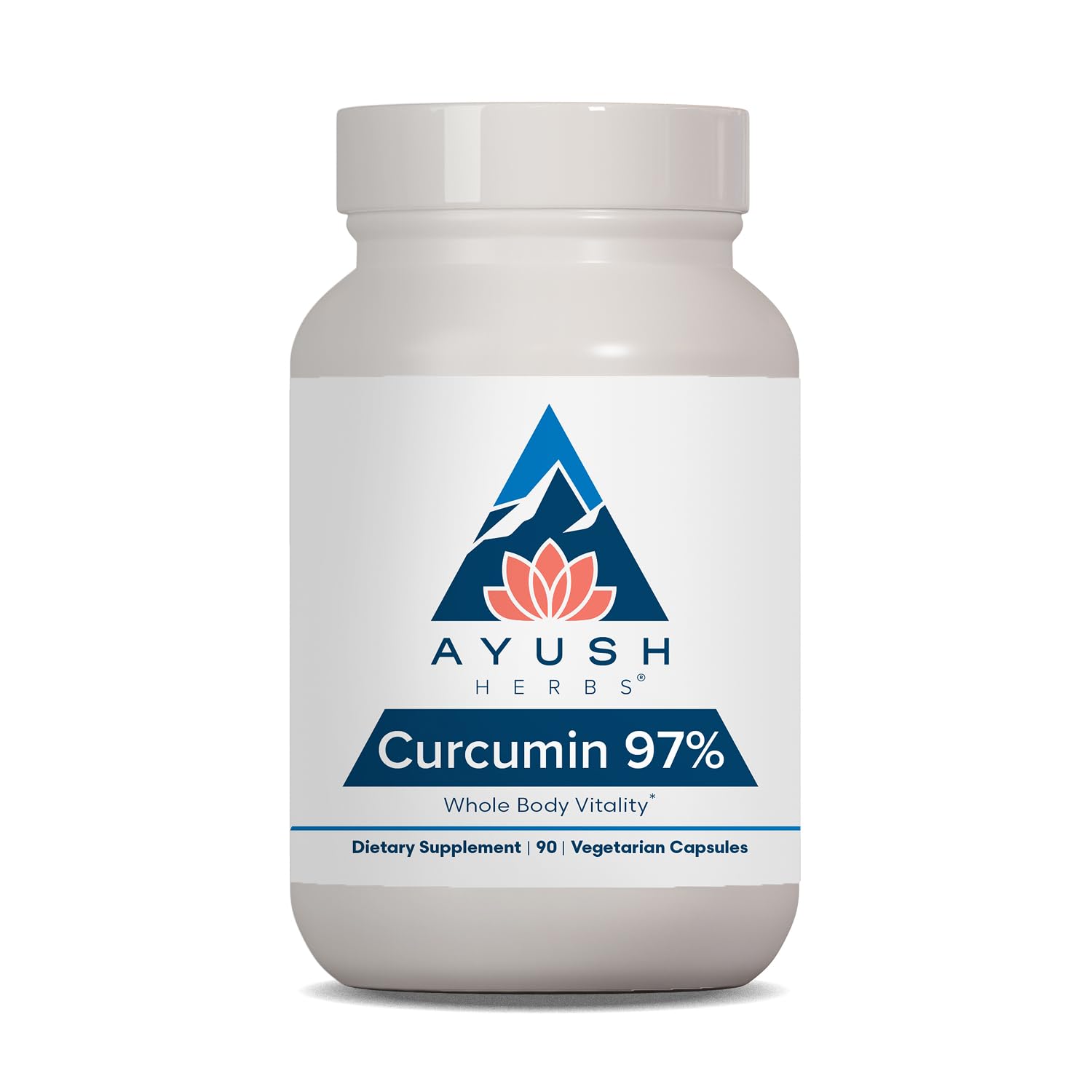 Ayush Herbs Curcumin 97% Curcumin Supplements Capsules 90 Count