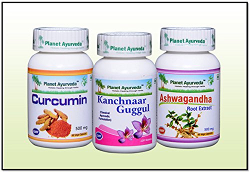 Planet Ayurveda Swollen Lymph Nodes Care Pack Ayurvedic Remedy 6 Capsules