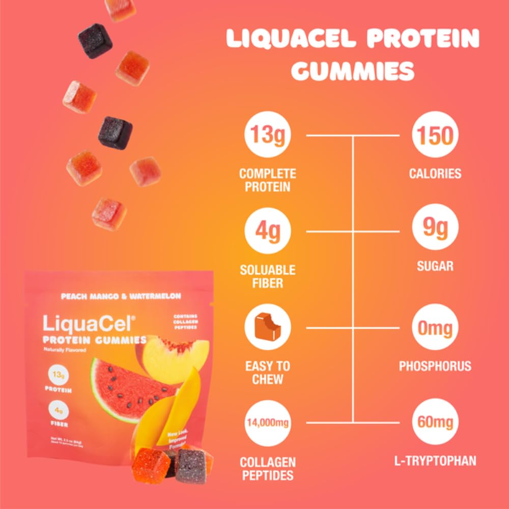 LiquaCel Protein Gummies Gummy 120 Count